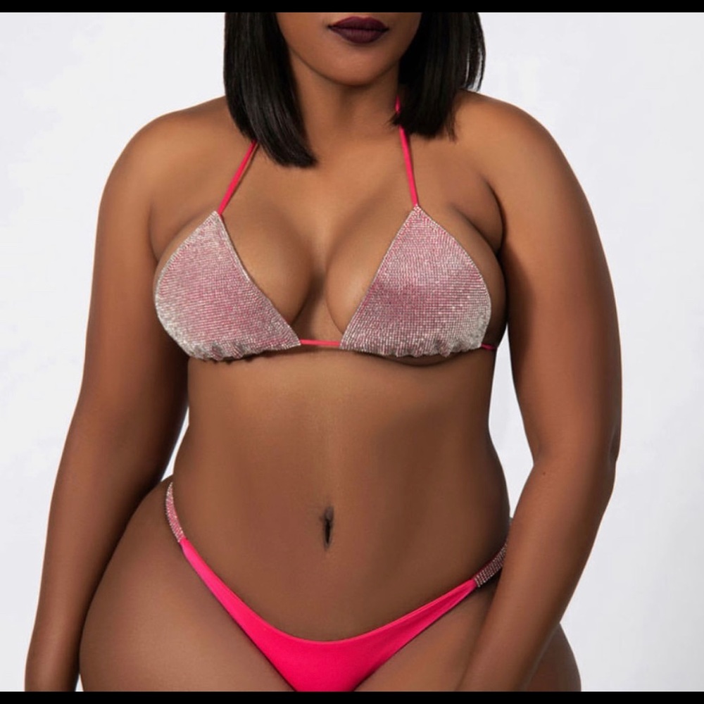 Pink swim suit